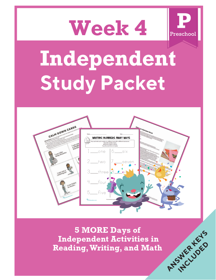 independent-study-packet-preschool-week-4